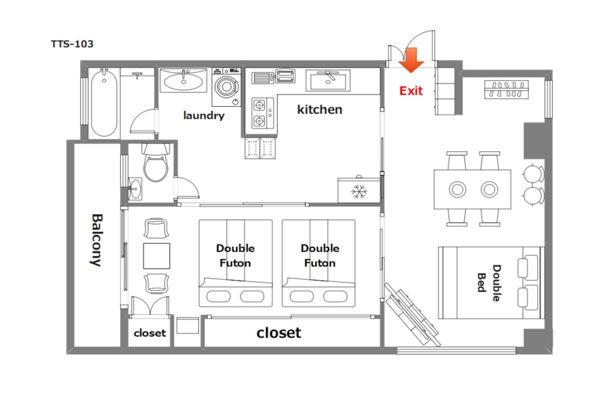 Apartament 豊月荘 Toyotsuki Osaka Pokój zdjęcie