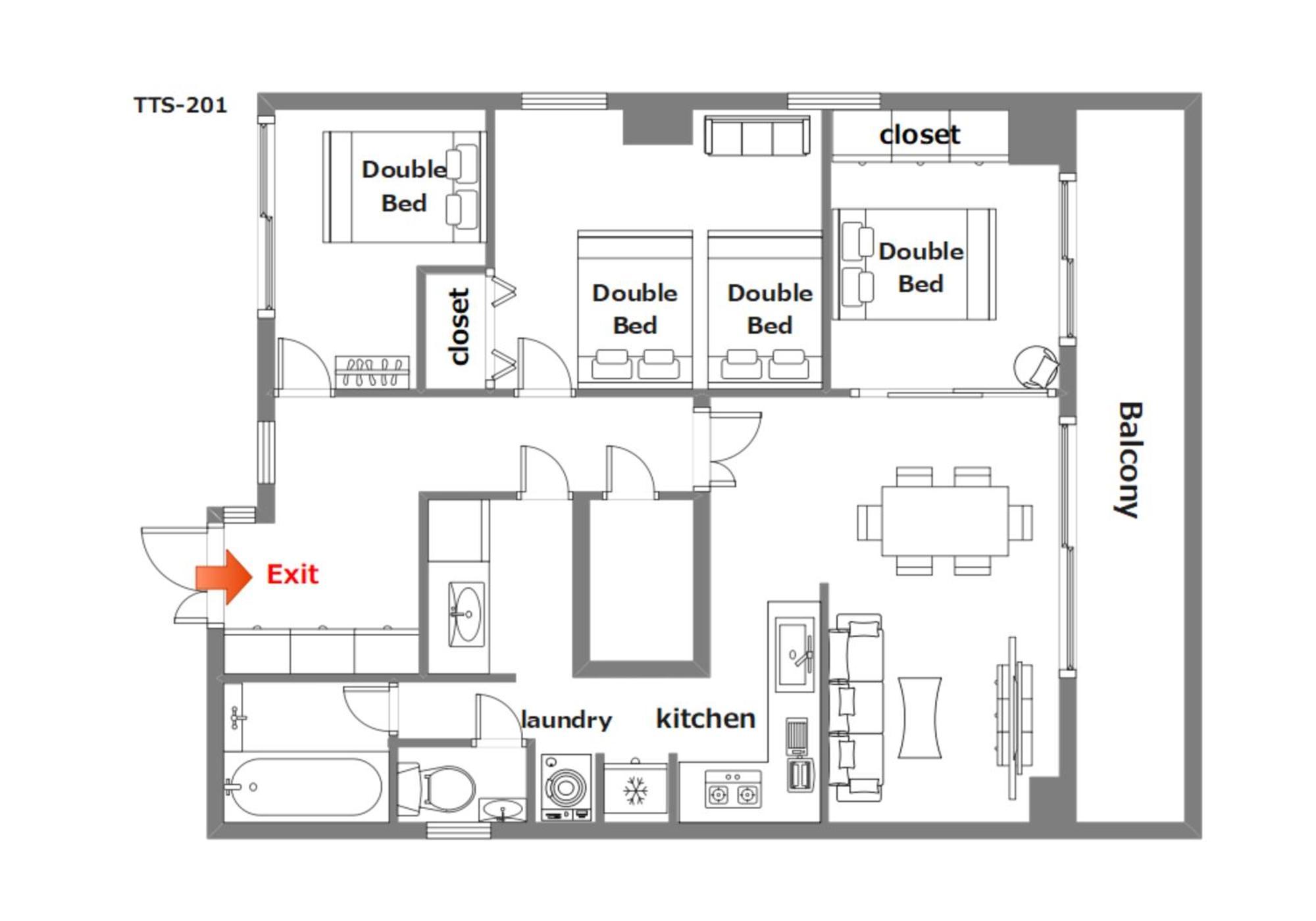 Apartament 豊月荘 Toyotsuki Osaka Pokój zdjęcie